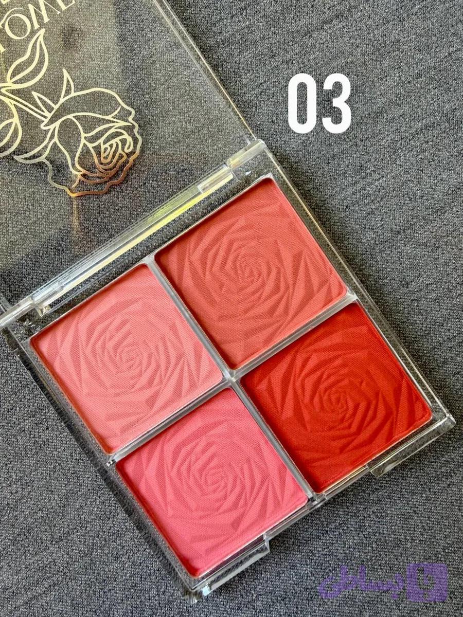 پالت رژگونه طرح گل کد2 Nota floweres — تصویر 1
