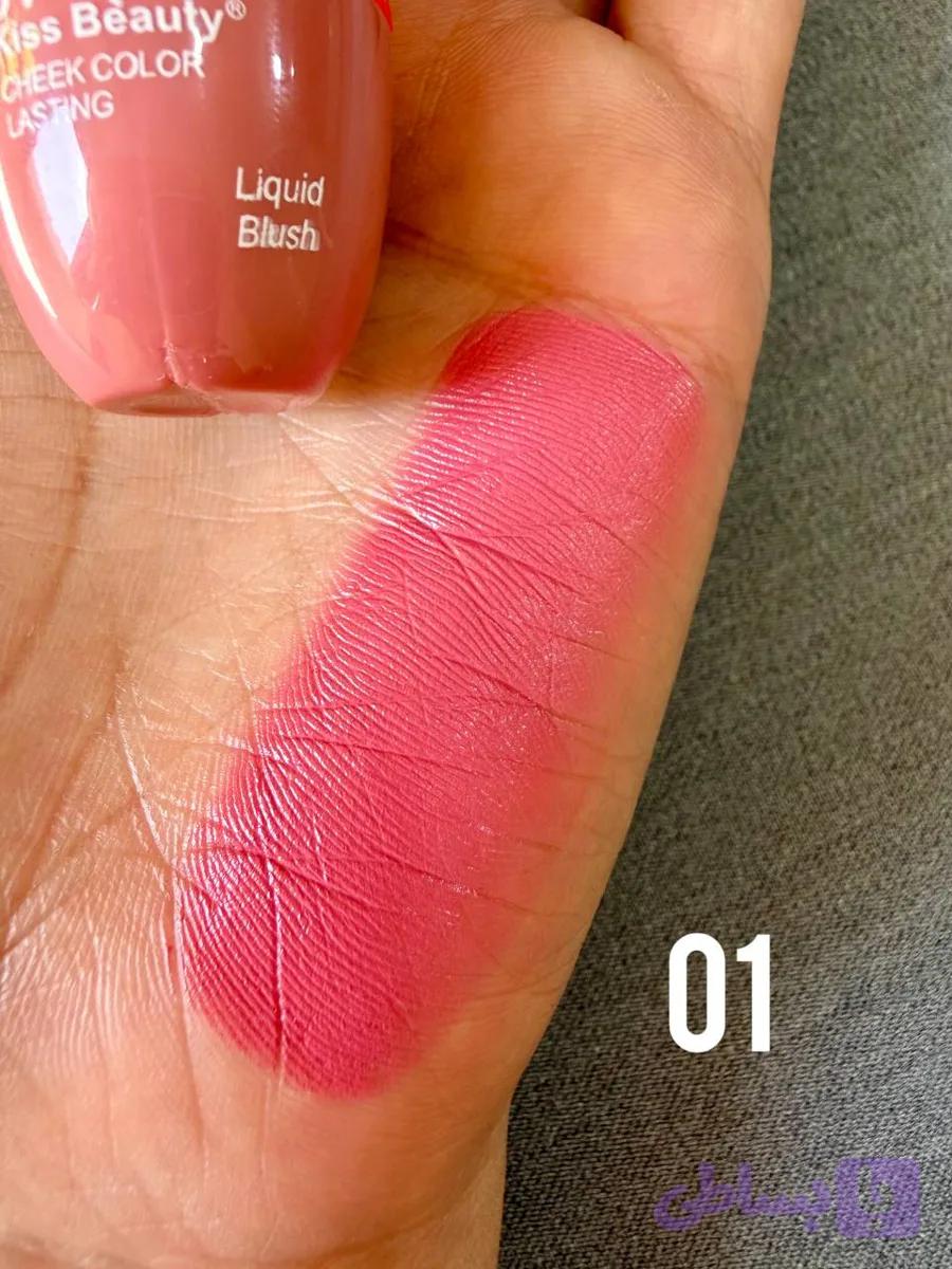 رژگونه و رژ مایع طرح گربه‌ای کد ۱ — تصویر 1