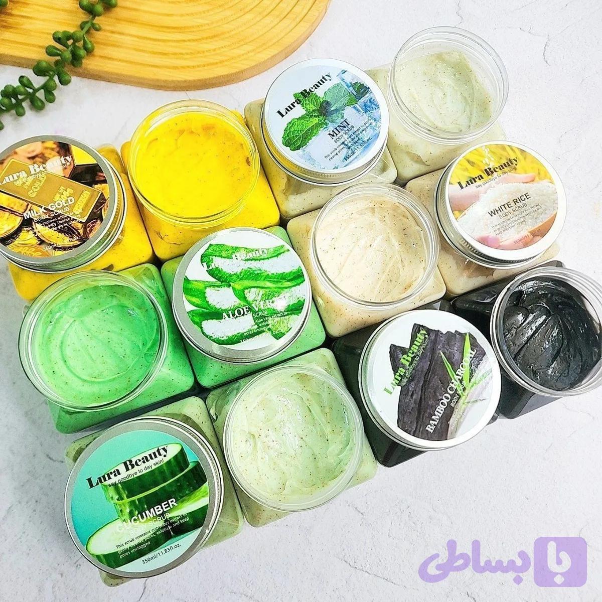 اسکراب شنی صورت و بدن LURA BEAUTY — تصویر 1