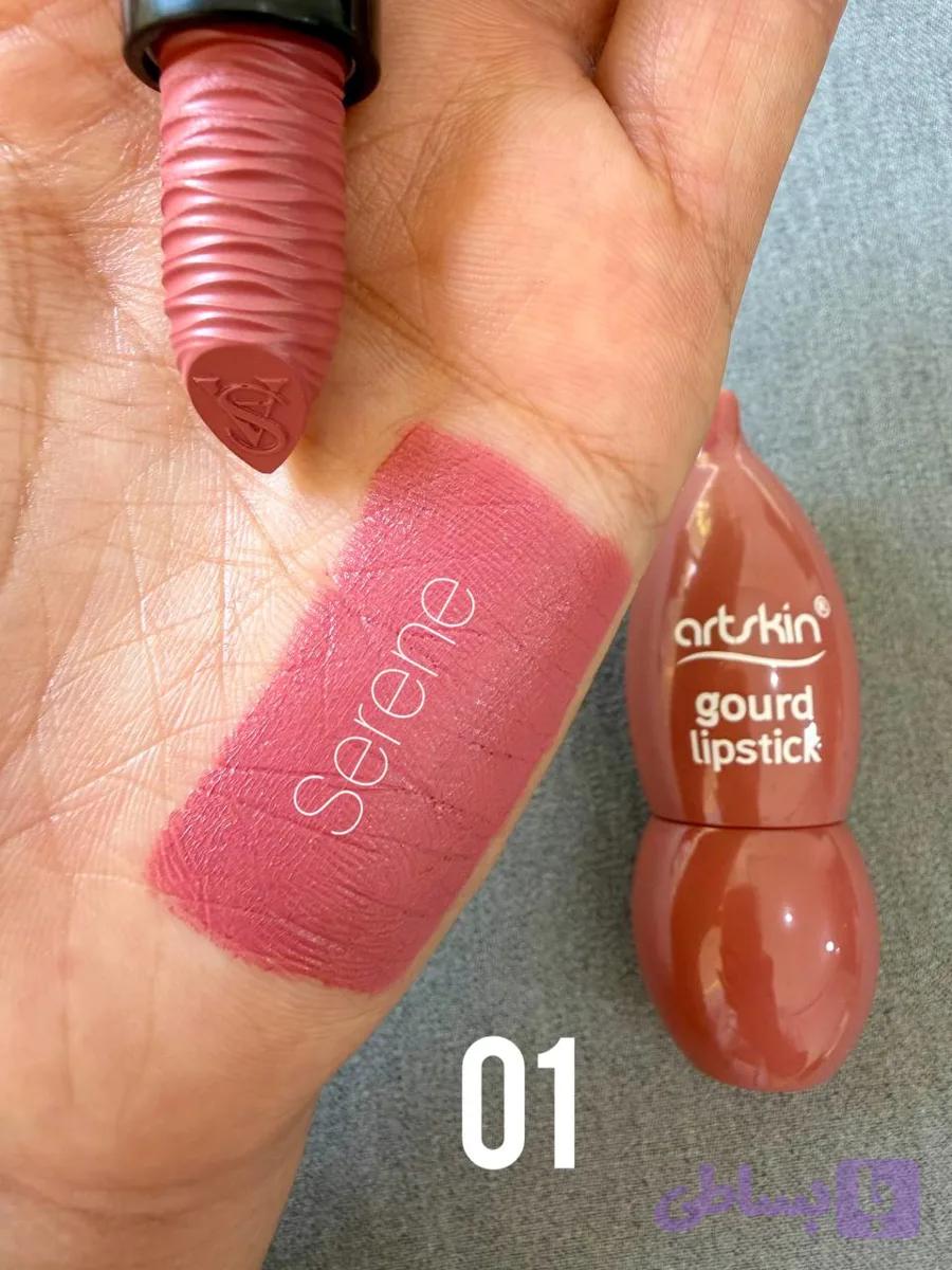 رژ لب مات طرح‌دار آرت اسکین کد1 — تصویر 1