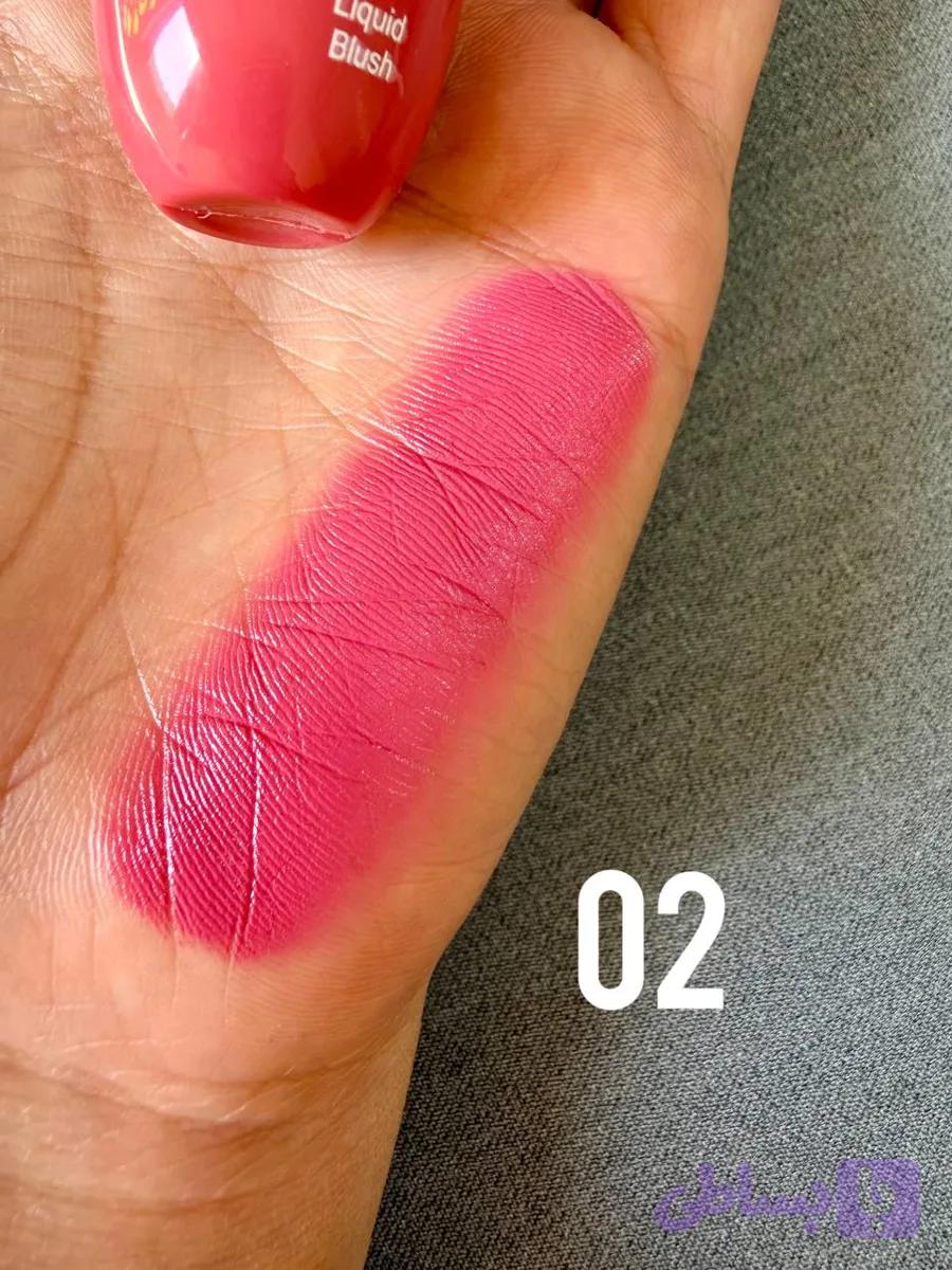 رژگونه و رژ مایع طرح گربه‌ای کد 2 — تصویر 1