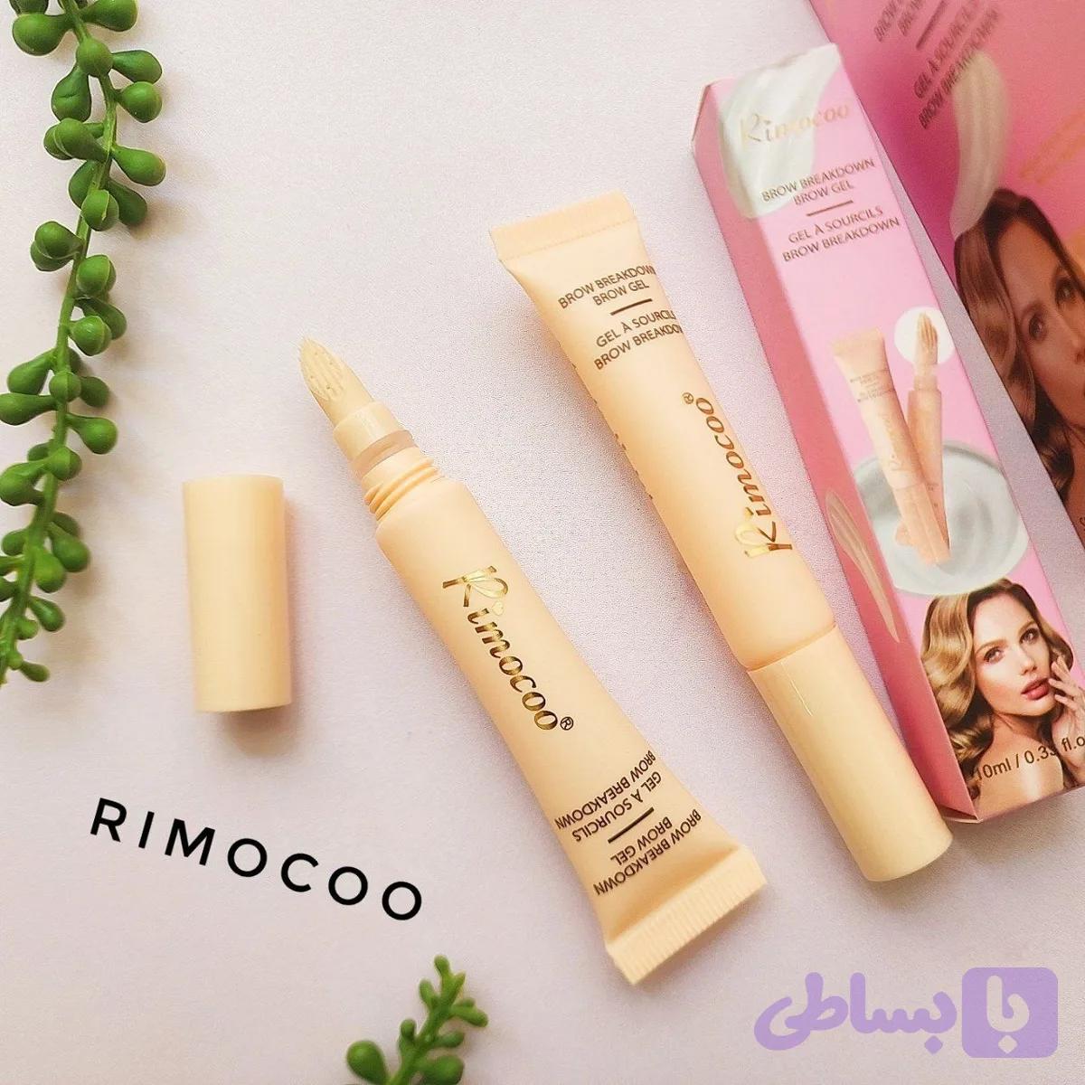 ژل حالت دهنده قوی مژه و ابرو براش دار RIMOCOO — تصویر 1