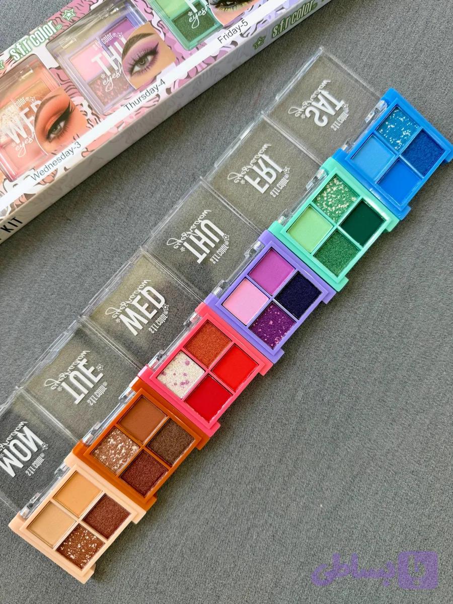 باکس پالت سایه چشم ۶عددی جیبی sfr color — تصویر 1