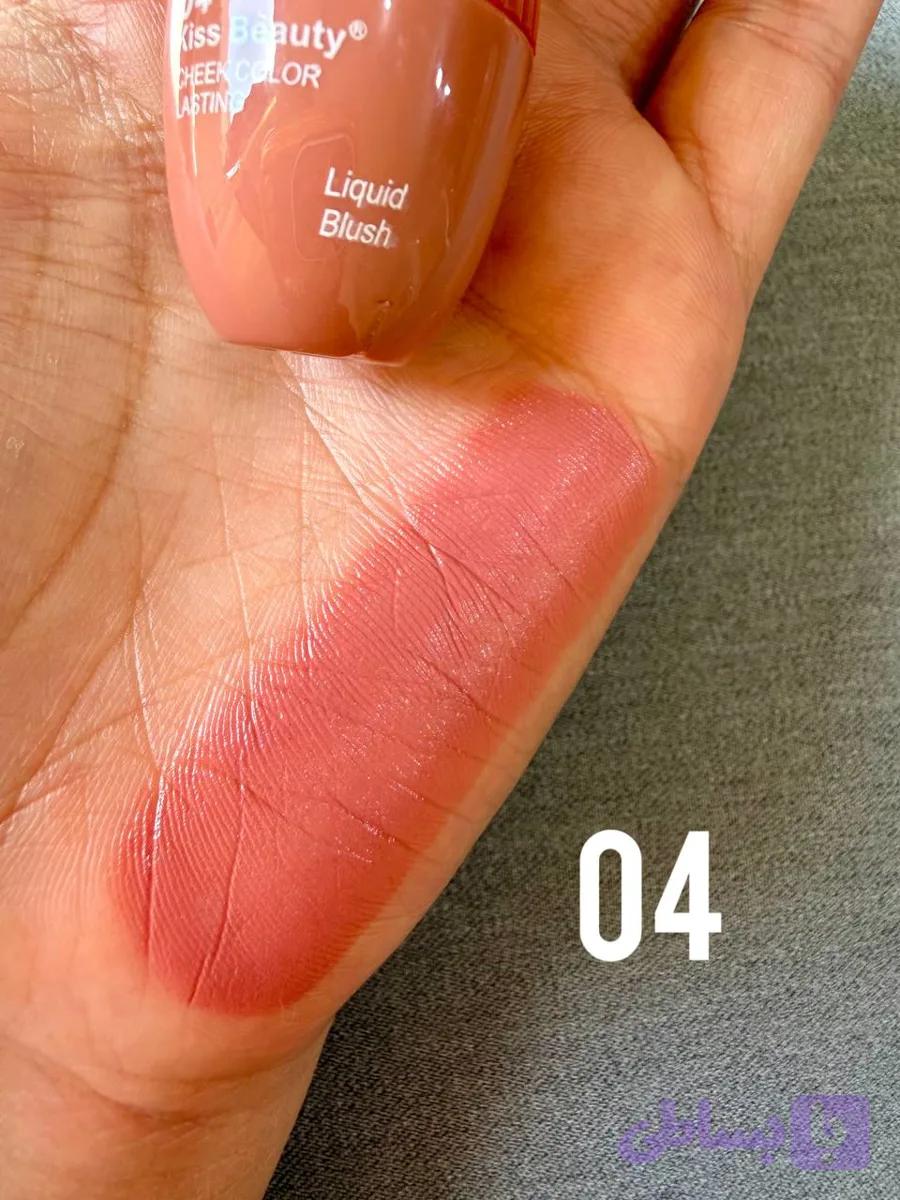 رژگونه و رژ مایع طرح گربه‌ای کد 4 — تصویر 1