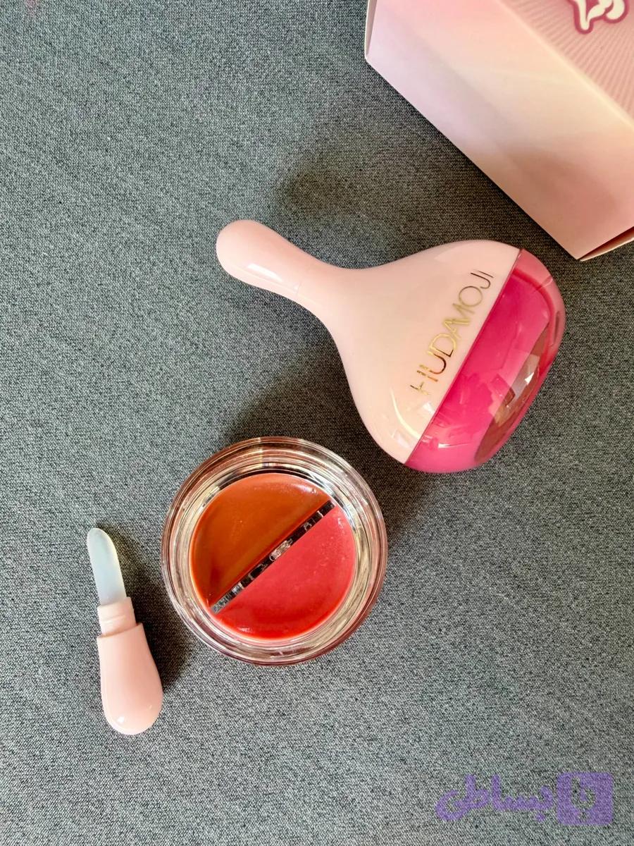 ماسک مراقبت از لب دو رنگ هدی موجی — تصویر 1