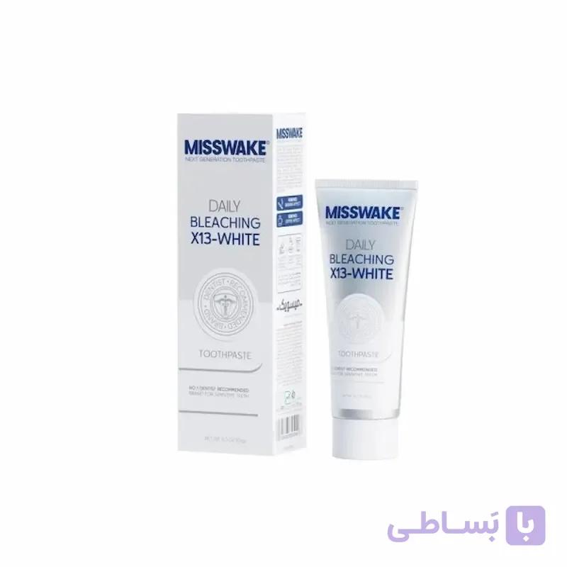 خمیر دندان سفیدکننده روزانه میسویک مدل Bleaching حجم 75 میلی لیتر — تصویر 1