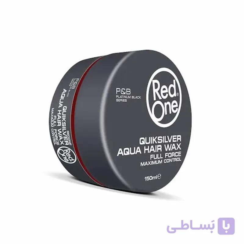 واکس مو طوسی ردوان Red One Quicksilver Aqua Hair Wax 150Ml — تصویر 1