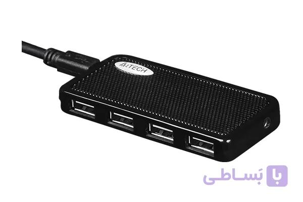 هاب یو اس بی  ای فورتک USB 2.0 مدل HUB-64