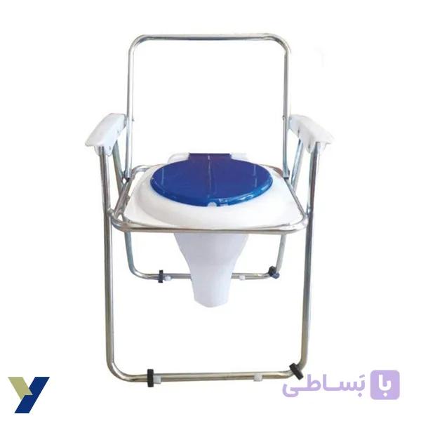 توالت فرنگی تاشو فلزی فراز مدل مبله کد YRK-100100