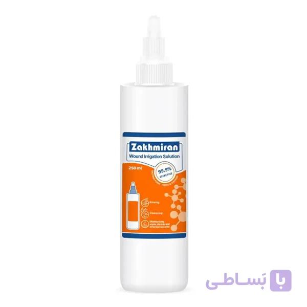 محلول ضد عفونی کننده زخم زخمیران WOUND IRRIGATION SOLUTION حجم 75 ML