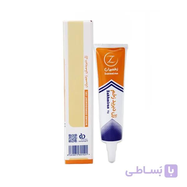 ژل دبرید زخم زخمیران WOUND DEBRIDEMENT GEL حجم 15 گرم
