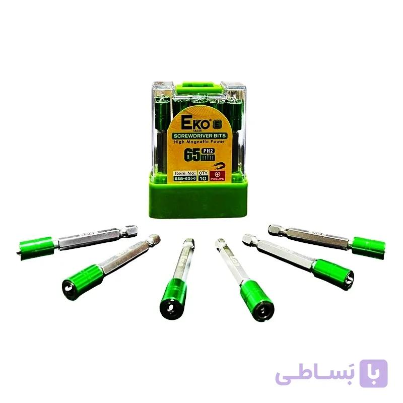 سر پیچ گوشتی 4 سو مغناطیسی اکو مدل (+)ESB-65