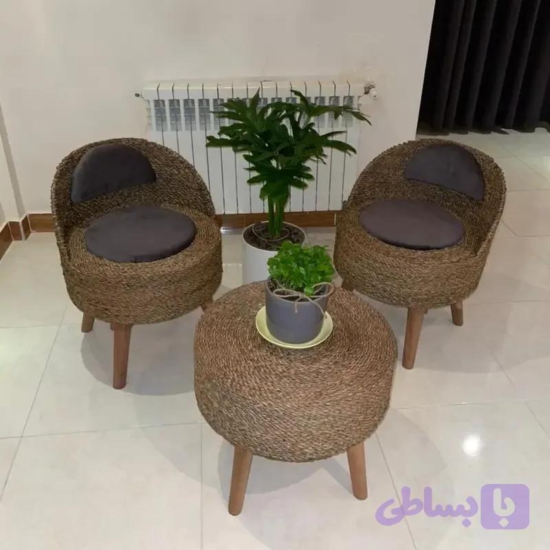 صندلی حصیری