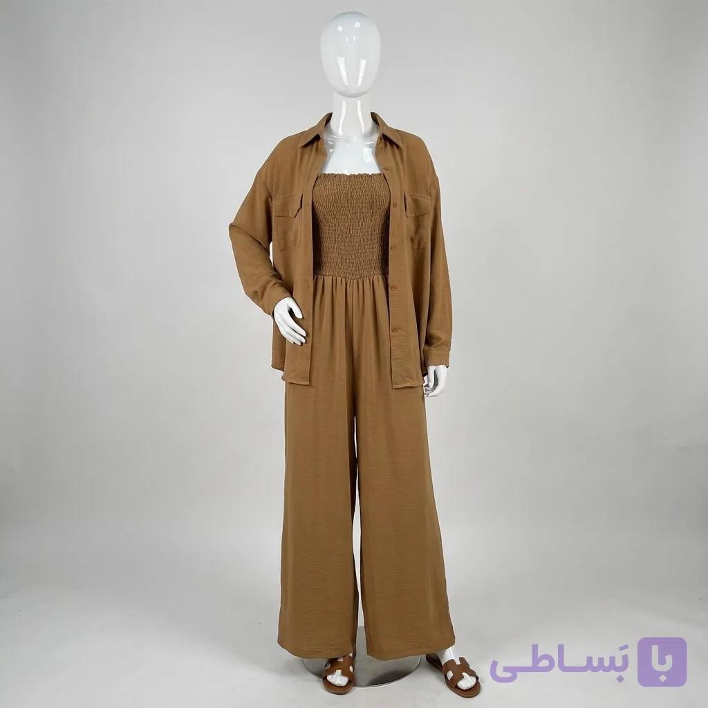 ست لباس پیراهن و رویه زنانه دو تکه مدل POP KISS.41