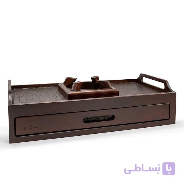 سینی وارمردار کشویی – قهوه ای — تصویر 1