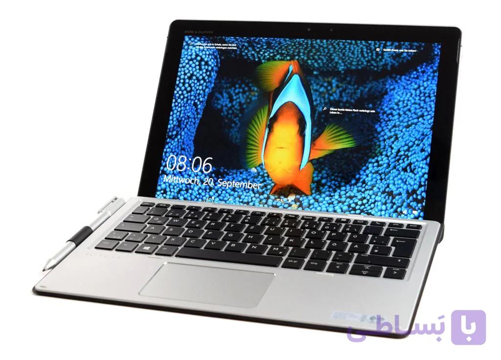 لپ تاپ استوک با کیبورد با رم8گیگ Hp Elite X2 1012 G2 i5-7200/8GB / 256SSD/ 12.1 Touch 2k