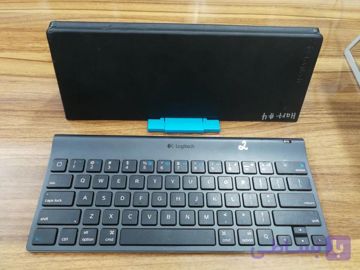 کیبورد بلوتوثی اورجینال Logitech با استند