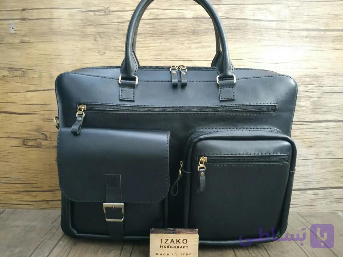 کیف دیپلمات و لپتاب 17 اینچ ایزاکو مدل i-111 — تصویر 1