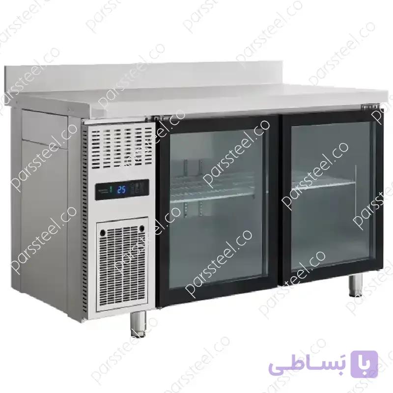 یخچال میزکاری 120 پارس استیل — تصویر 1