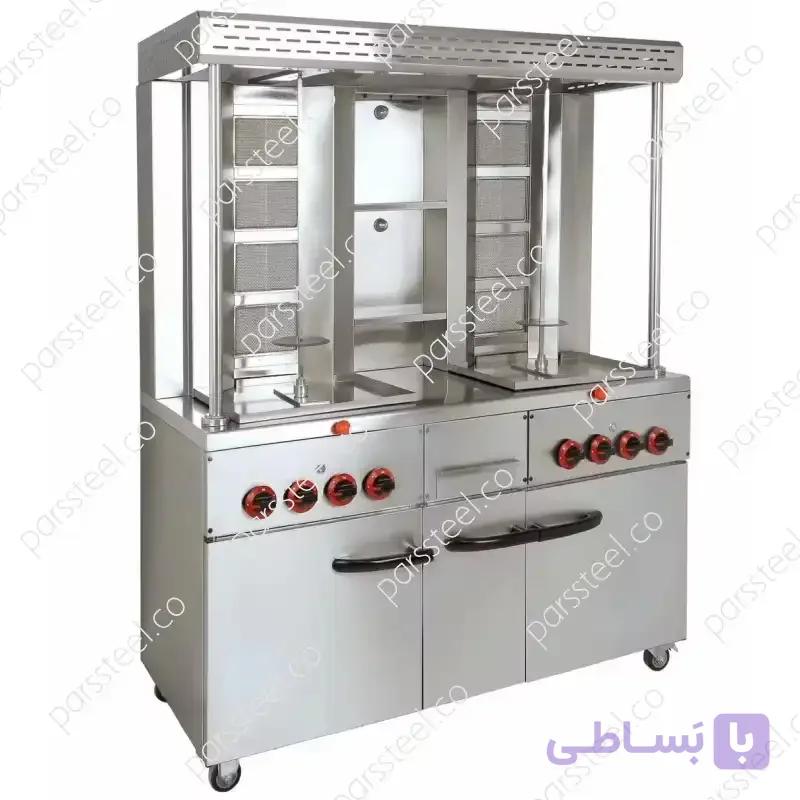 کباب پز ترکی ایستاده دوسخ — تصویر 1