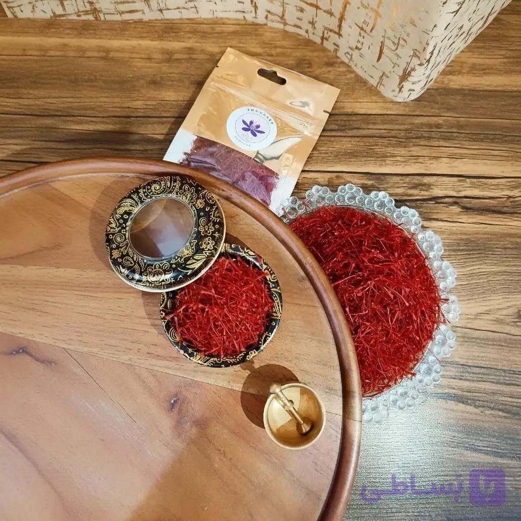 یک گرم انواع زعفران (نگین، سرگل، پوشال) — تصویر 1