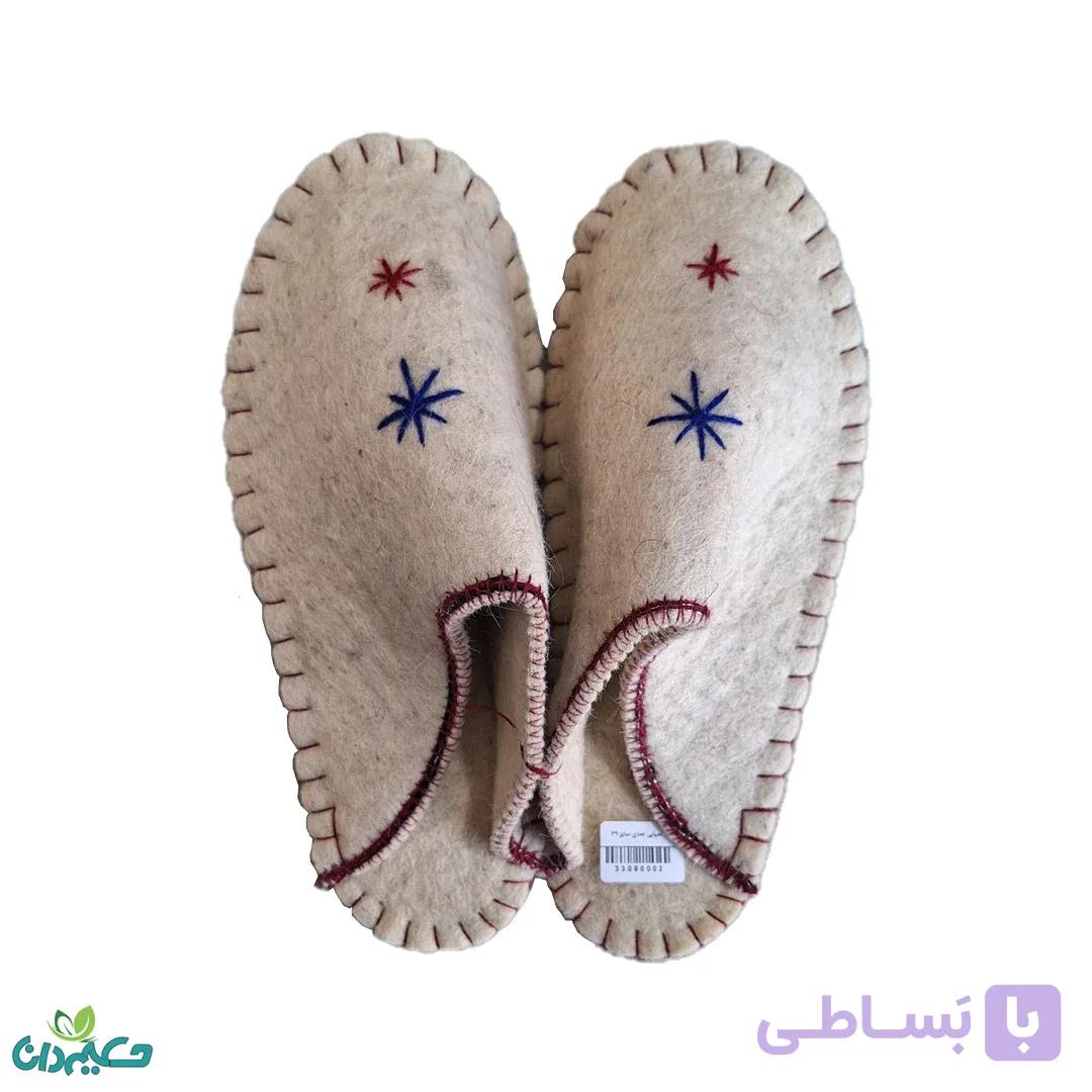 دمپایی روفرشی نمدی سایز39، 190 گرم — تصویر 1