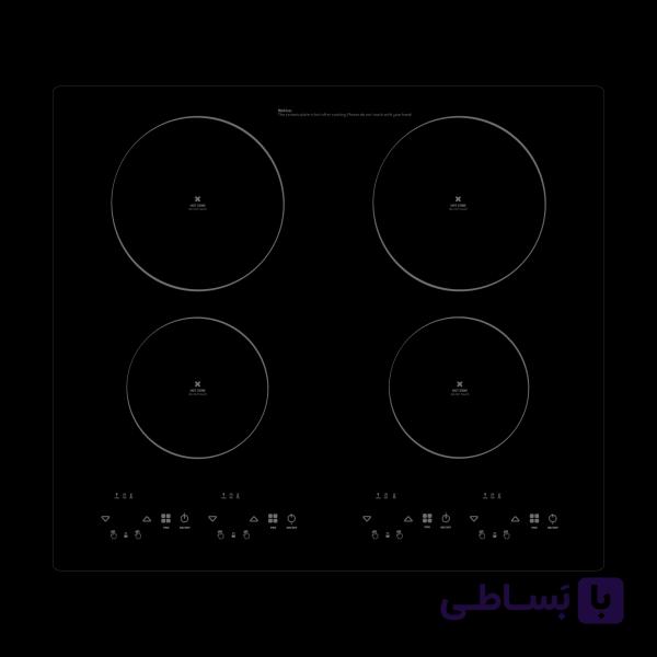 اجاق برقی چهار شعله فوکو مدل L4-02 — تصویر 1