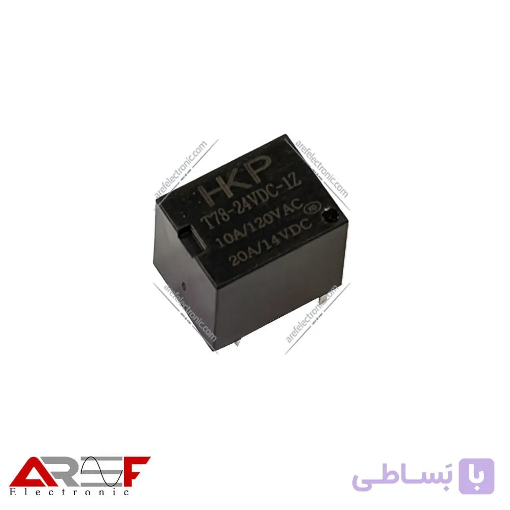 رله بچه میلون HKP مدل T78 دارای 24 ولت و 5 پین — تصویر 1