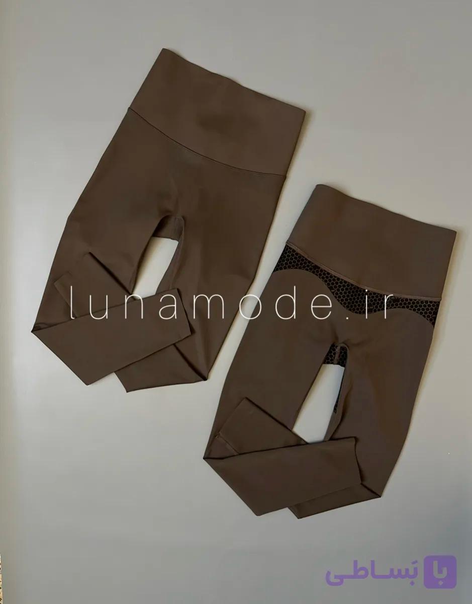 لگ زنانه کمر گنی قهوه ای تیره مات کد 2 — تصویر 1