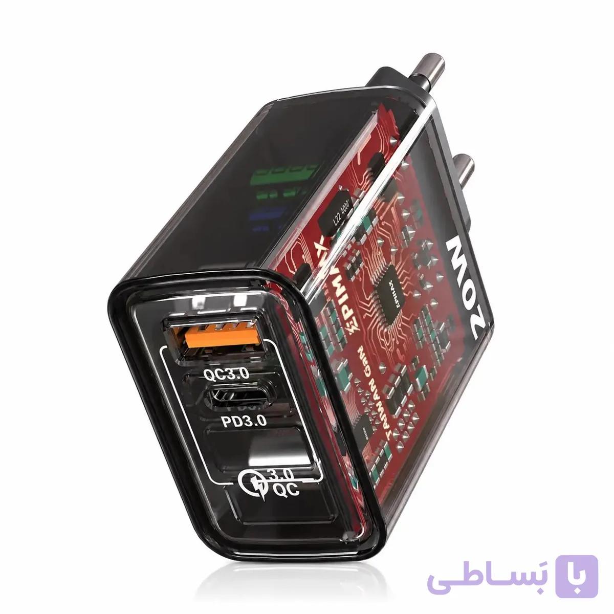 شارژر دیواری 20 وات اپی مکس مدل EU-149 — تصویر 1