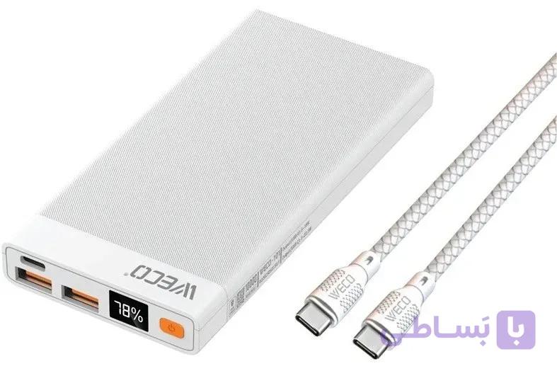 پاوربانک ویکو مدل WECO 101 ظرفیت 10000 میلی‌آمپرساعت — تصویر 1