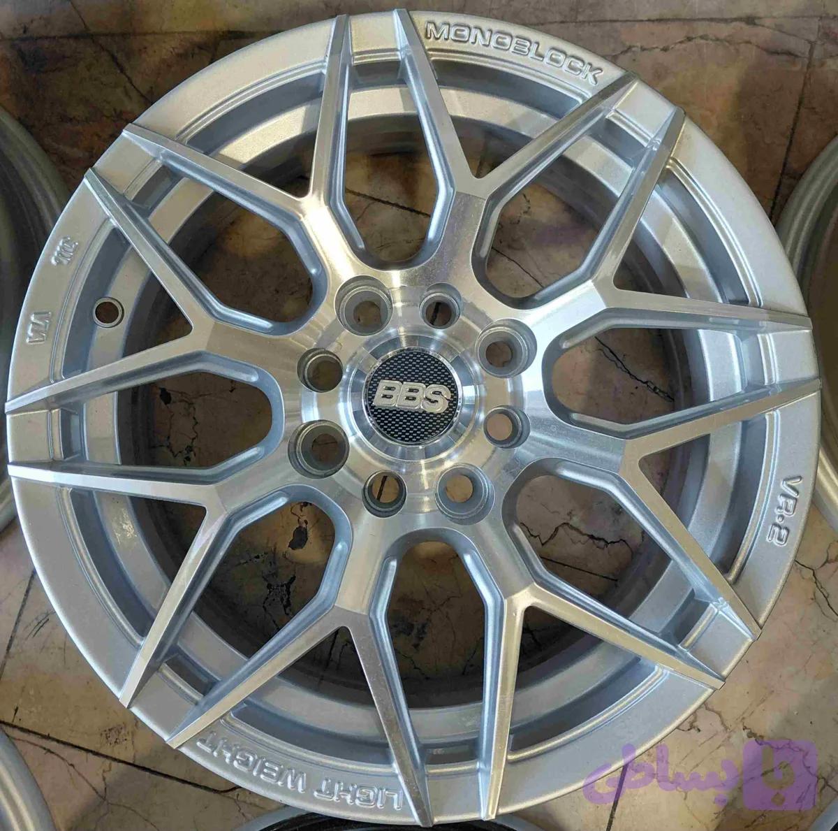 رینگ اسپرت سایز ۱۴×۶ (۱۰۸-۱۰۰×۸) نقره‌اي BBS
