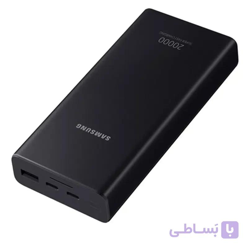 پاوربانک (PD و فست شارژ) Samsung 25W 20000mAh مدل EB-P5300 – مشکی – +A اصل چین MMS — تصویر 1