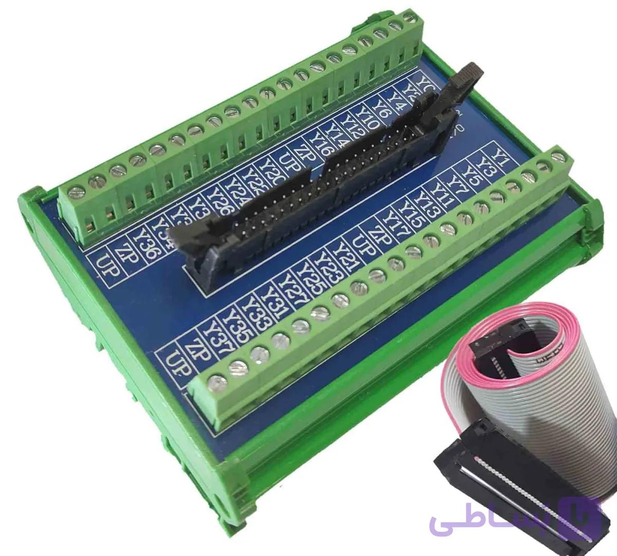 ترمینال برد ۳۲ خروجی فلت نری + کابل نیم متری ۴۰ پین 32SN