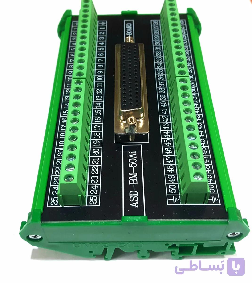 ترمینال برد CN1 سروو موتور دلتا 50 پین ASD-BM-50AI تیپ اسکازیA2 با کابل نیم متری