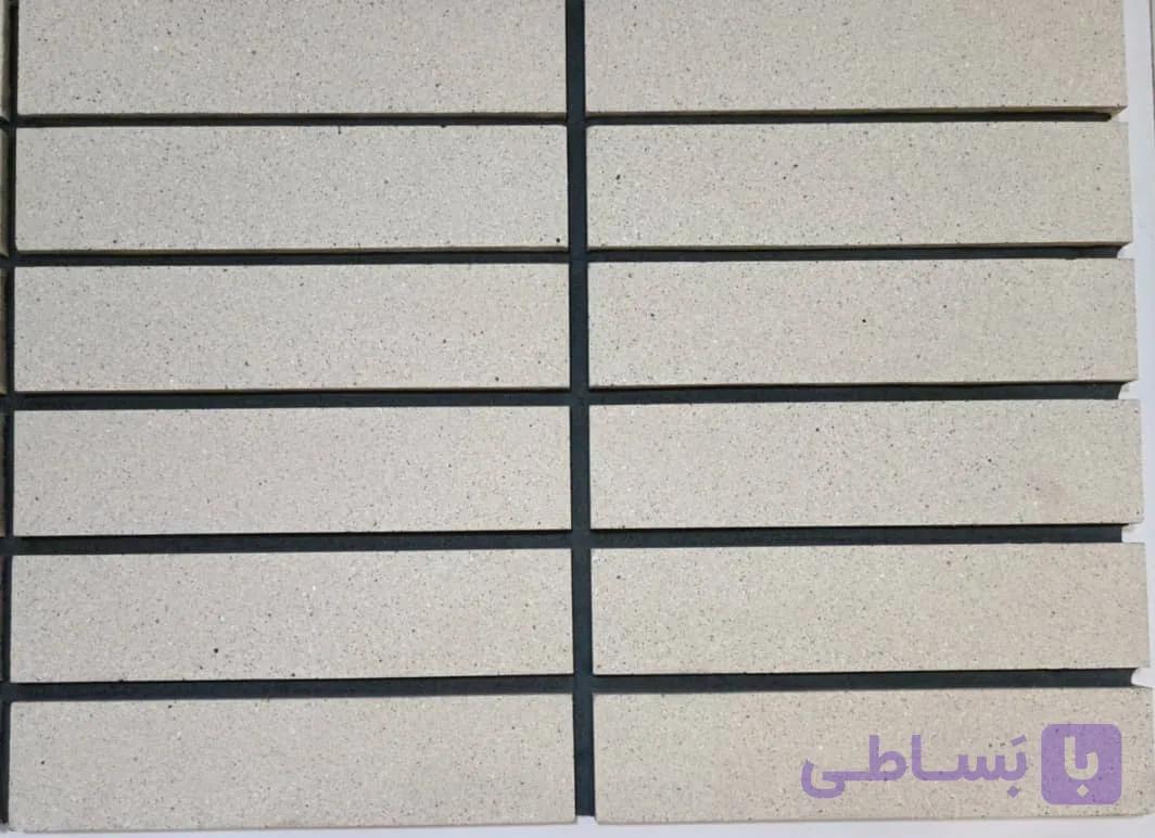 آجر نما طوسی روشن تک رنگ ممتاز – NN149