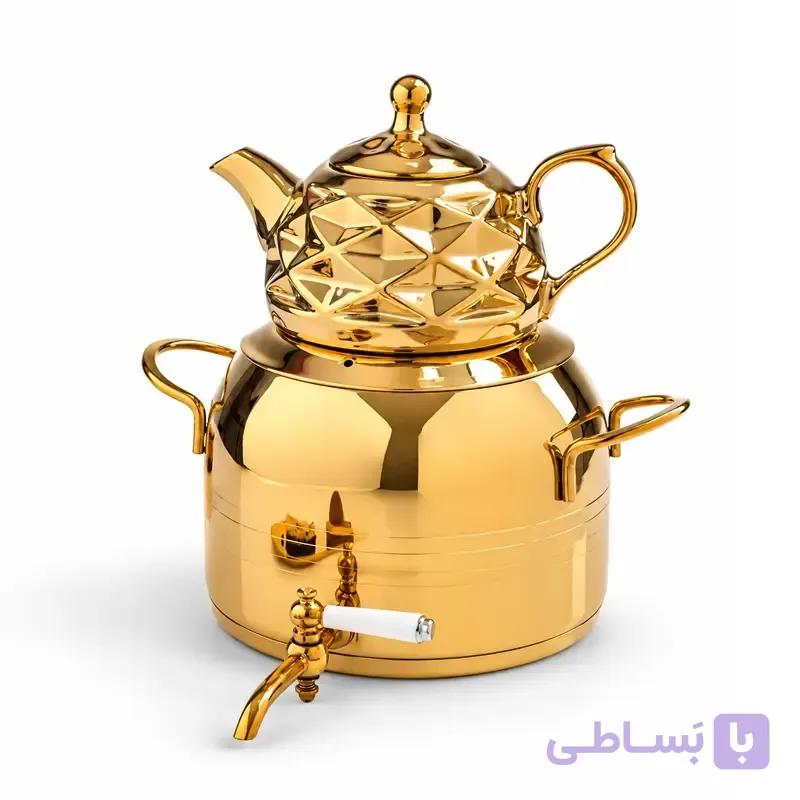 کتری قوری طلایی ریسمون مدل 6045 — تصویر 1