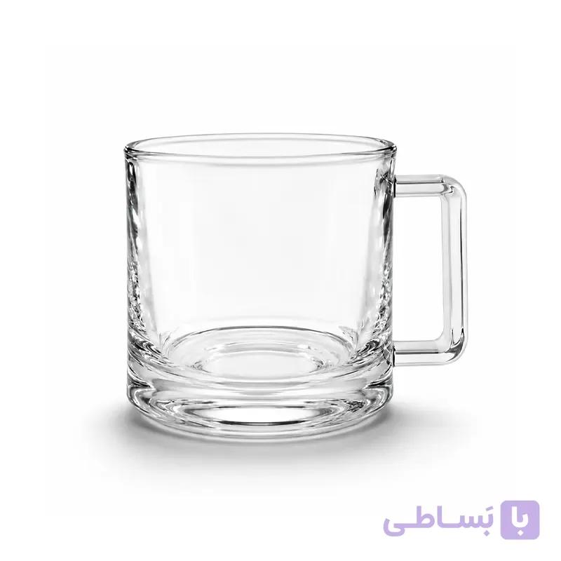 نیم لیوان دسته دار دیانا زنگان 6 عددی مدل 1449 — تصویر 1