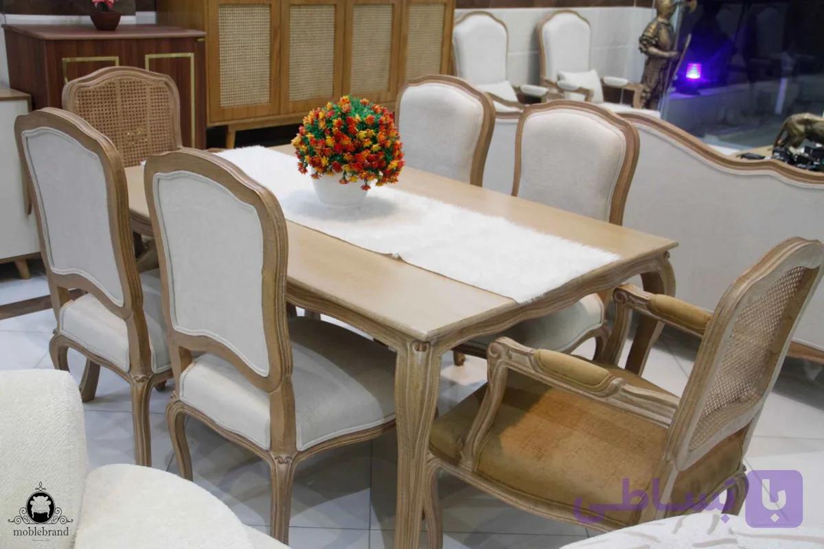میز غذاخوری فرانسوی
