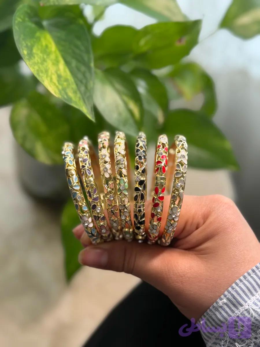 دستبند مینا کاری — تصویر 1