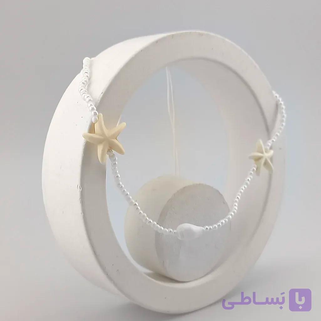 پابند تابستانی صدف و ستاره دریایی سنگ سبز — تصویر 1