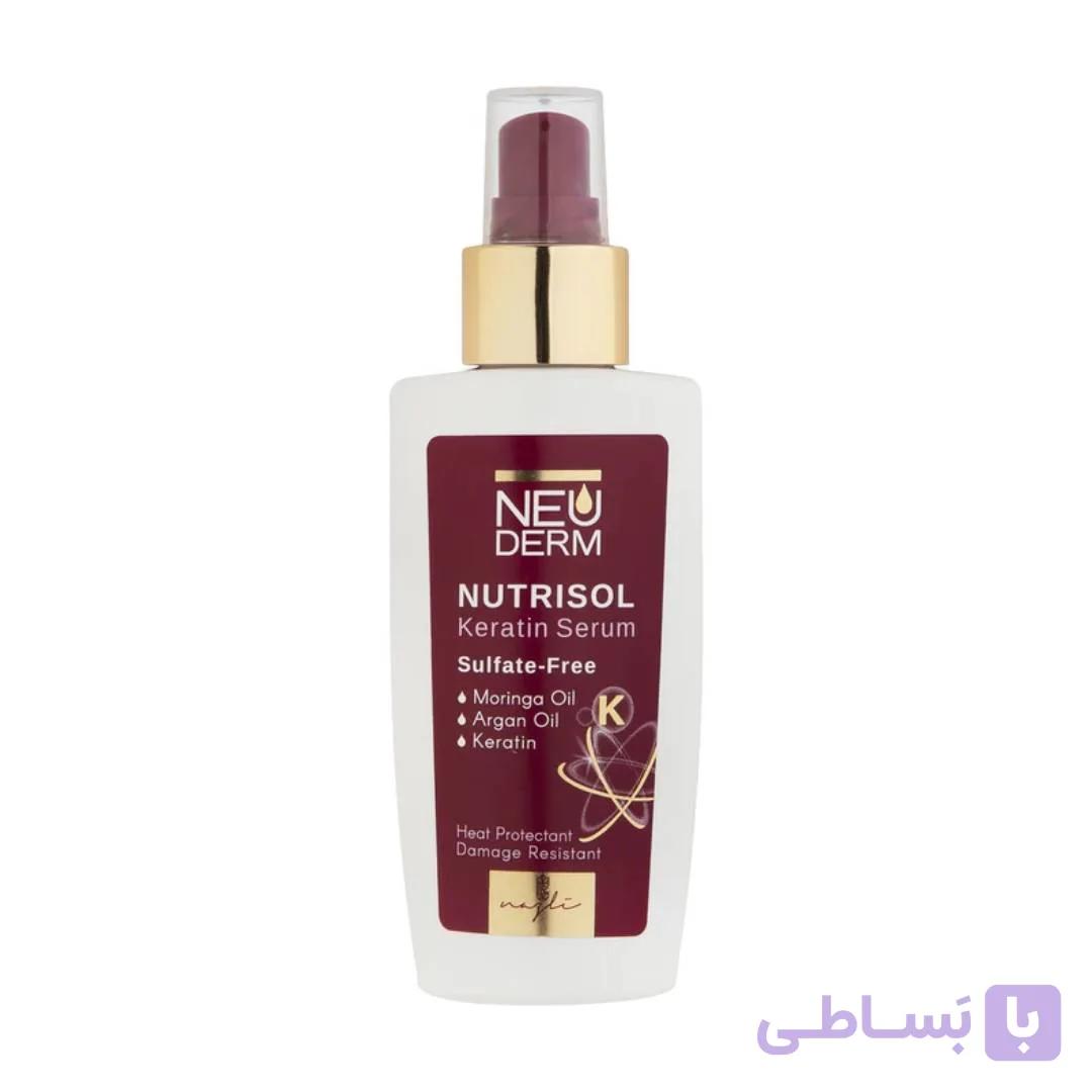 سرم مو کراتینه نئودرم (Keratin) | ترمیم و تقویت مو | حجم 100 میلی‌لیتر — تصویر 1