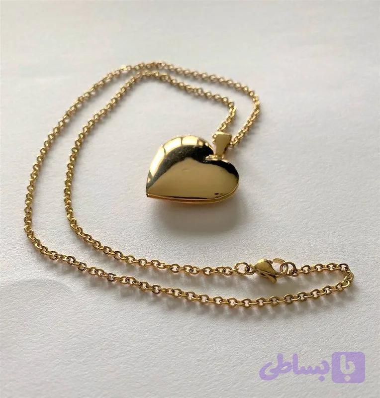 گردنبند زنانه مدل قلب بازشو — تصویر 1
