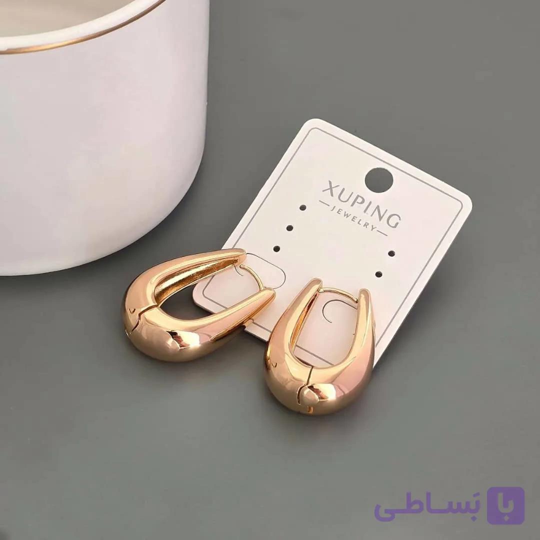 گوشواره ژوپینگ مدل آیینه‌ای