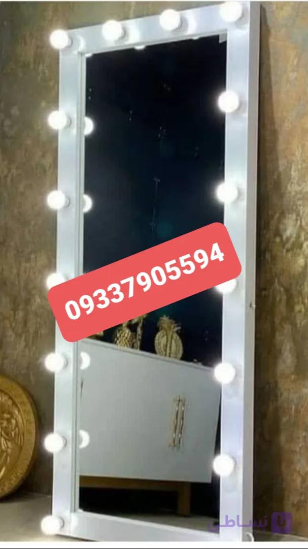 آینه آرایشگاهی گریم و قدی رنگ بندی مختلف ارسال به سراسر ایران