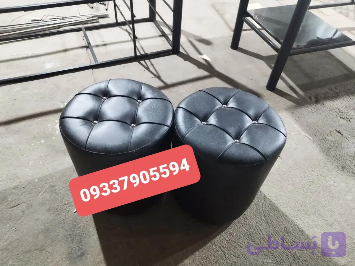 پاف آرایشگاهی گرد و استوانه ای رنگ بندی مختلف ارسال به سراسر ایران