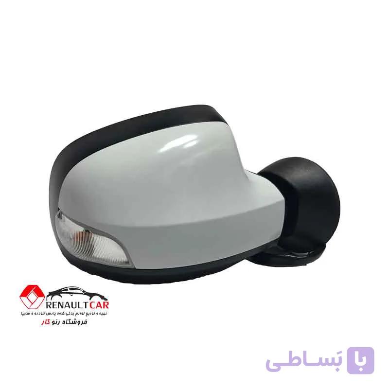 آینه برقی راست سفید راهنما دار ساندرو ترک