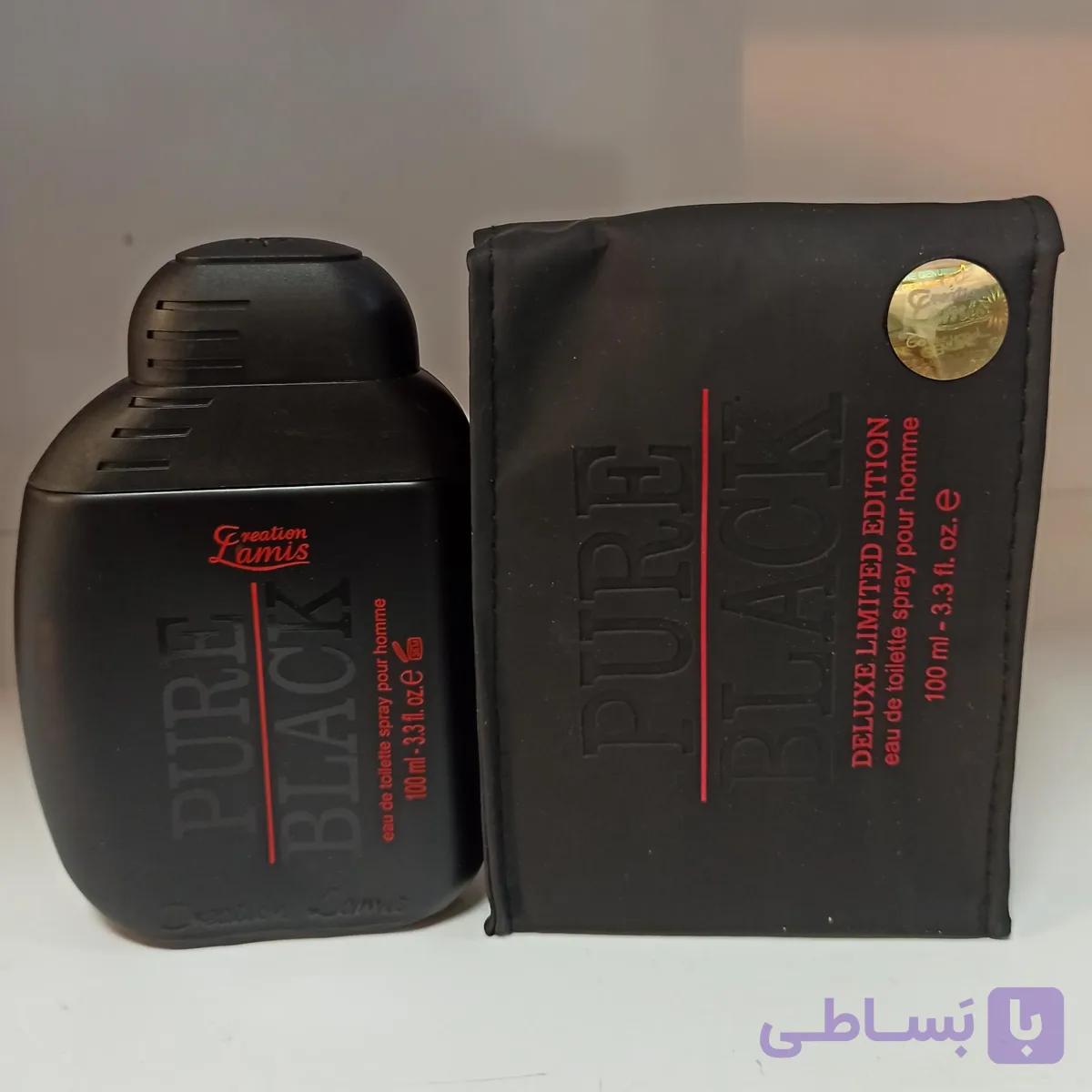 ادکلن پیور بلک مردانه (پور بلک) Creation Lamis Pure Black