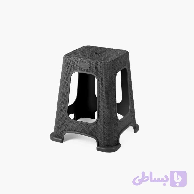 چهارپایه پلاستیکی طرح حصیری پولاد صنعت — تصویر 1