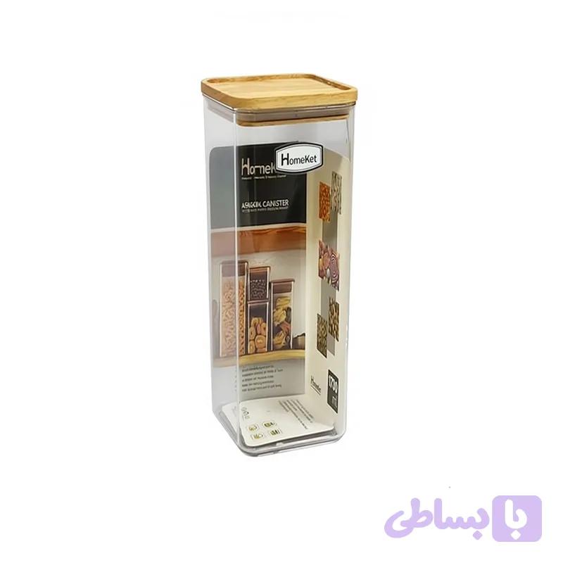 جاحبوباتی مربع درب چوبی هومکت مدل آراگل سایز 4
